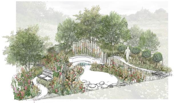 BBC Springwatch Garden revealed for RHS Hampton Court Palace Garden ...